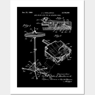 Drum Player Gift Patent Image Posters and Art